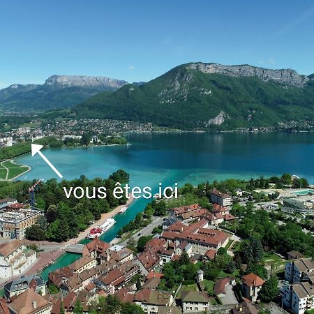 Studio Moderne, Place Parking Prive, Emplacement Ideal A 100 M Du Lac. Annecy Bagian luar foto